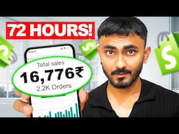 I Tried Indian Dropshipping For 72 Hours Straight!