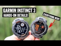 Garmin Instinct 3 Hands-On: Everything New Explained!