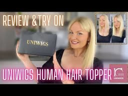 Uniwigs Human Hair Topper Review & Discount Code | Thinning & Fine Hair In Women | Australian Mum