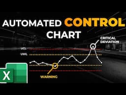 Automated Control Chart in Excel (with built-in Data Simulation)