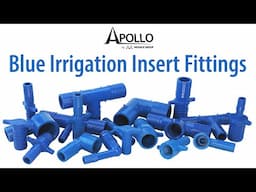 Blue Irrigation Insert Fittings