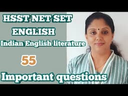 VHSE/HSST/NET/SET English/Indian English Literature/questions