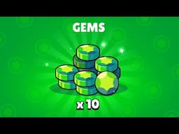 I have a lot of GIFT 🎁 GEMS in BRAWL STARS MEGAPACK