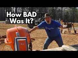 Off Grid Solar Carport FOOTERS Are DONE! | How BAD Was It? | Barn House Build