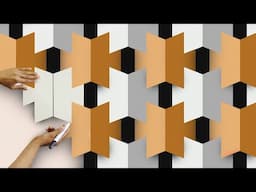 Easy and simple tricks 3D wall painting | modern 3D wall painting | 3d texture