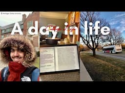 A day in life at uni | Michigan state university