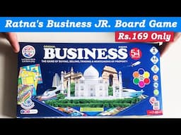 Ratna's Business JR } 5 in 1 Board Game | Business, Snakes & Ladders, Ludo, Car Rally & Cricket