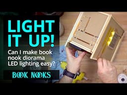 Transform Your Book Nook Dioramas with Easy LED Lights