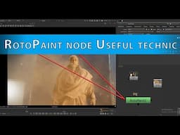 RotoPaint node Useful technic. #vfxpaint #rotopaint#nuke