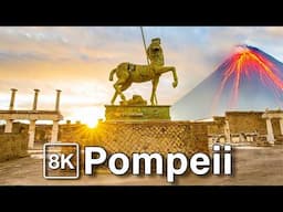 Pompeii 8K Walk Through the City That the Volcano Killed