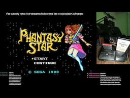 Phantasy Star, on the ORIGINAL Master System LIVE w/ Pat in 2024. Yes, it's real.