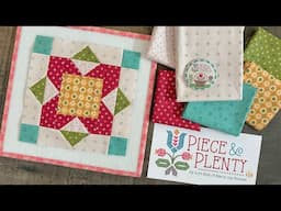 Quilt Block Tutorial - Bloom & Grow - 10" & 20" Two Sizes!!