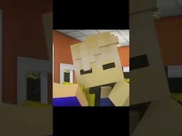 #shorts Dismissed "Arm Wrestle" #minecraft #minecraftanimation #minecraftcartoon #funny