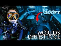 Exploring The World's Deepest Swimming Pool! (Deep dive Dubai)