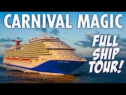 Explore the Carnival Magic! Full Walkthrough Cruise Ship Tour 2024