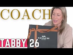 Unboxing & Review 👀Is It Worth the Hype? What Fits Inside? COACH TABBY 26