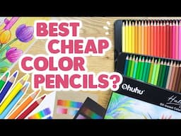 Can They Be Both CHEAP And GOOD?? - Testing Ohuhu Halawa Color Pencils