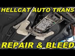 ZF 8HP Transmission DODGE HELLCAT / TRACKHAWK COMPLETE GUIDE FIX, FLUID FILL, & BLEED Procedure