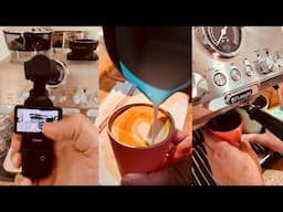 First Use - DJI Osmo Pocket 3 creator - My Morning coffee - DeLonghi La Specialista Arte Evo