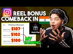 GOOD NEWS 😍 Instagram Reel Bonus Come Back In India | How To Enable Reels Bonus 2024