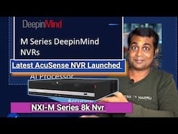 Hikvision Deepinmind Acusense 8k NVR M series launched in india !! Hikvision latest Acusense NVR