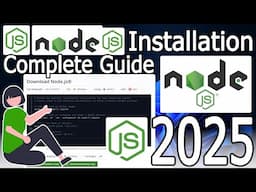 How to Install NodeJS on Windows 10/11 [ 2025 Update ] JavaScript Programming | Complete Guide