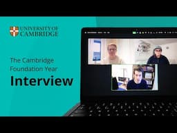 POV: Attend a Cambridge Foundation Year Interview