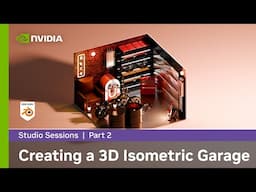 [Blender] Creating a 3D Isometric Garage w/ 3D Cube Visionary Part 2: Modeling Continued