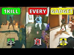 1 KILL With EVERY GADGET in Rainbow six(Attackers)