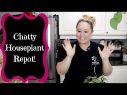 Chatty Houseplant Repot & New Plants!! 🥳