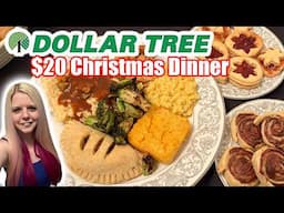 A $20 Dollar Tree Christmas Dinner