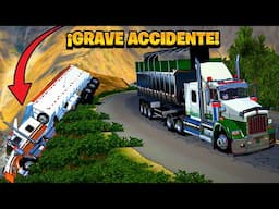 ¡GRAVE ACCIDENTE T800 CAE A UN VOLADERO! | American Truck Simulator