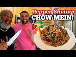 How to make Pepper Shrimp Chow Mein ft. Chef Devan! | Deddy's Kitchen