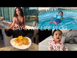 VLOG: SPEND A DAY WITH ME ! I TOOK THE KIDS SWIMMING & COOKED FOR MY FAMILY