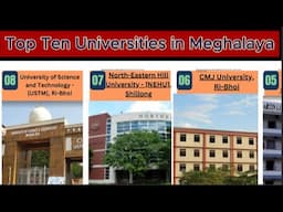 Top 10 Universities in Meghalaya ll Top Universities in ranking in Meghalaya