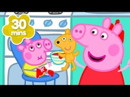 Peppa ayuda a alimentar al bebé 🍼 | Los cuentos de Peppa la Cerdita