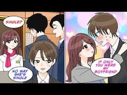 [Manga Dub] For someone I ended up being alone with the pretty reception lady [RomCom]