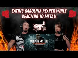 Memphis May Fire Overdose REACTION by Songs and Thongs During Carolina Reaper Challenge