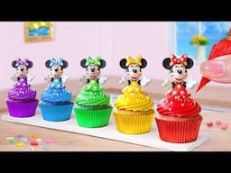 Disney Minnie Mouse Cake💝Colorful Miniature Princess Cake Decorating Tutorials💝 Mini Cakes