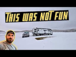 (Winter Boondocking) RV Travel Day Gone Wrong