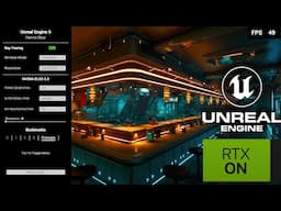 NVIDIA Ramen Shop Tech Demo - Unreal Engine 5 Lumen, DLSS 3.5, Ray Tracing