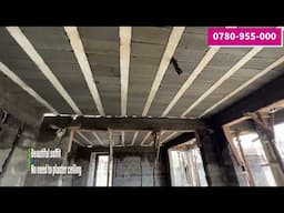 Prestressed beams install