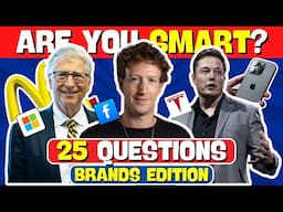 How Much Do You Know About The Big Brands? EASY LEVEL 🤔😎 | Random Quizzes