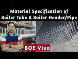 Material Specification of Boiler Tube and Boiler Header | Material composition of Boiler tube & Pipe