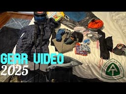 My Gear Video for 2025 Appalachian Trail and Beyond Thru-Hike | What’s New this Year??