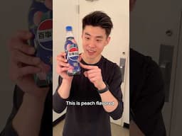 Have you ever tried Chinese peach-flavored Pepsi? 🍑🥤