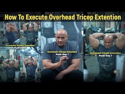 How To Execute Overhead Tricep Extention | Tricep Workout | Mukesh Gahlot #youtubevideo