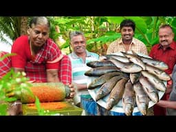 VILLAGE FISH CURRY & FRY COOKING | கிராமத்து மீன் குழம்பு வறுவல் | Fish Kulambu Recipe