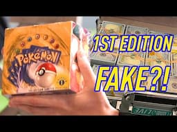 FAKE $375K Pokemon 1ST EDITION Box Opening