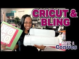 Crafts & Convos | How to Cut a Rhinestone Template with Cricut | New Bling Design | Hotfix